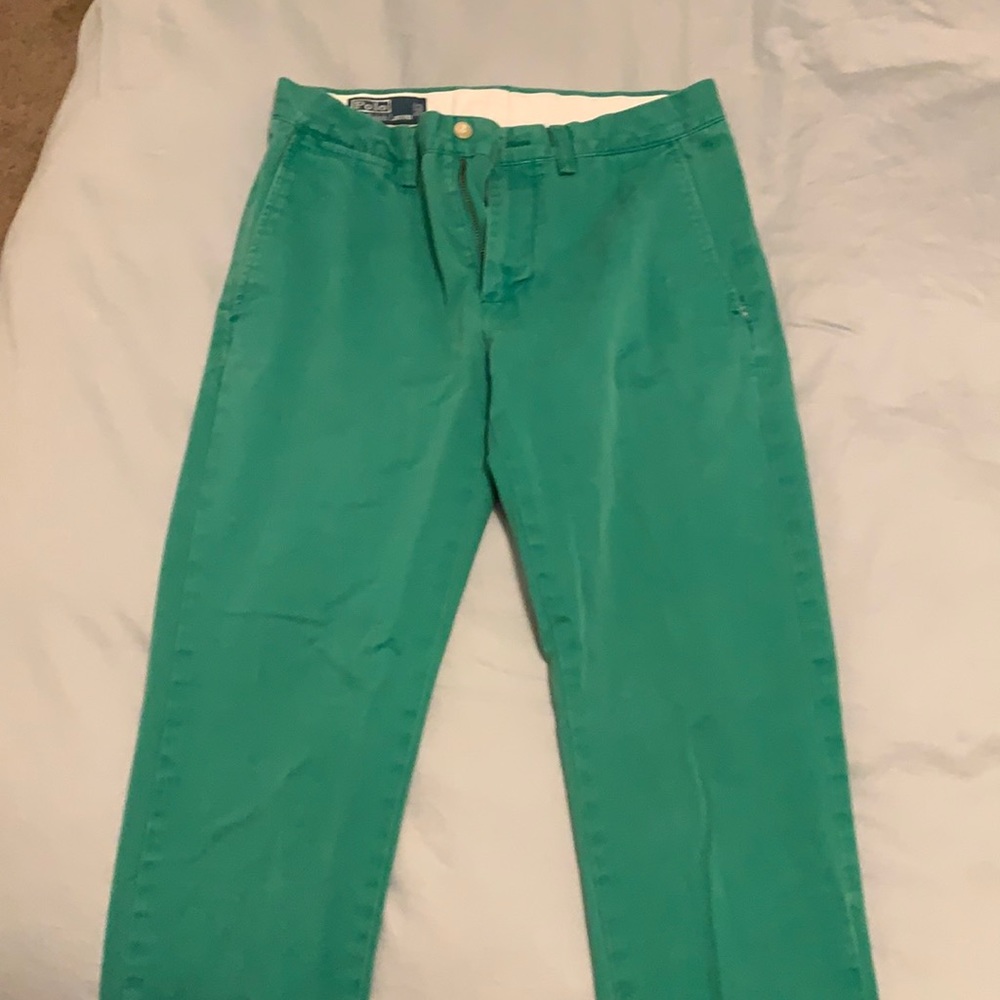 Green Polo Pants